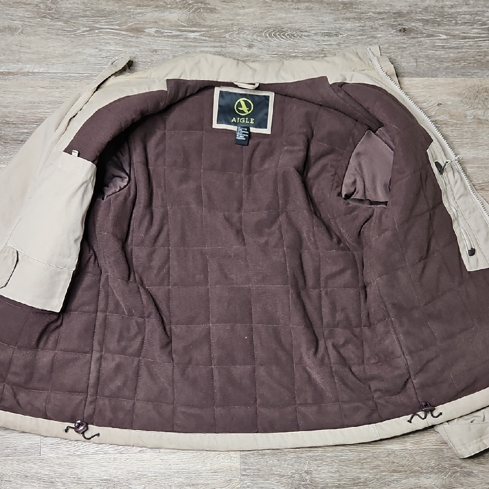 Aigle Men's Beige Military Jacket - Picture 13 of 17